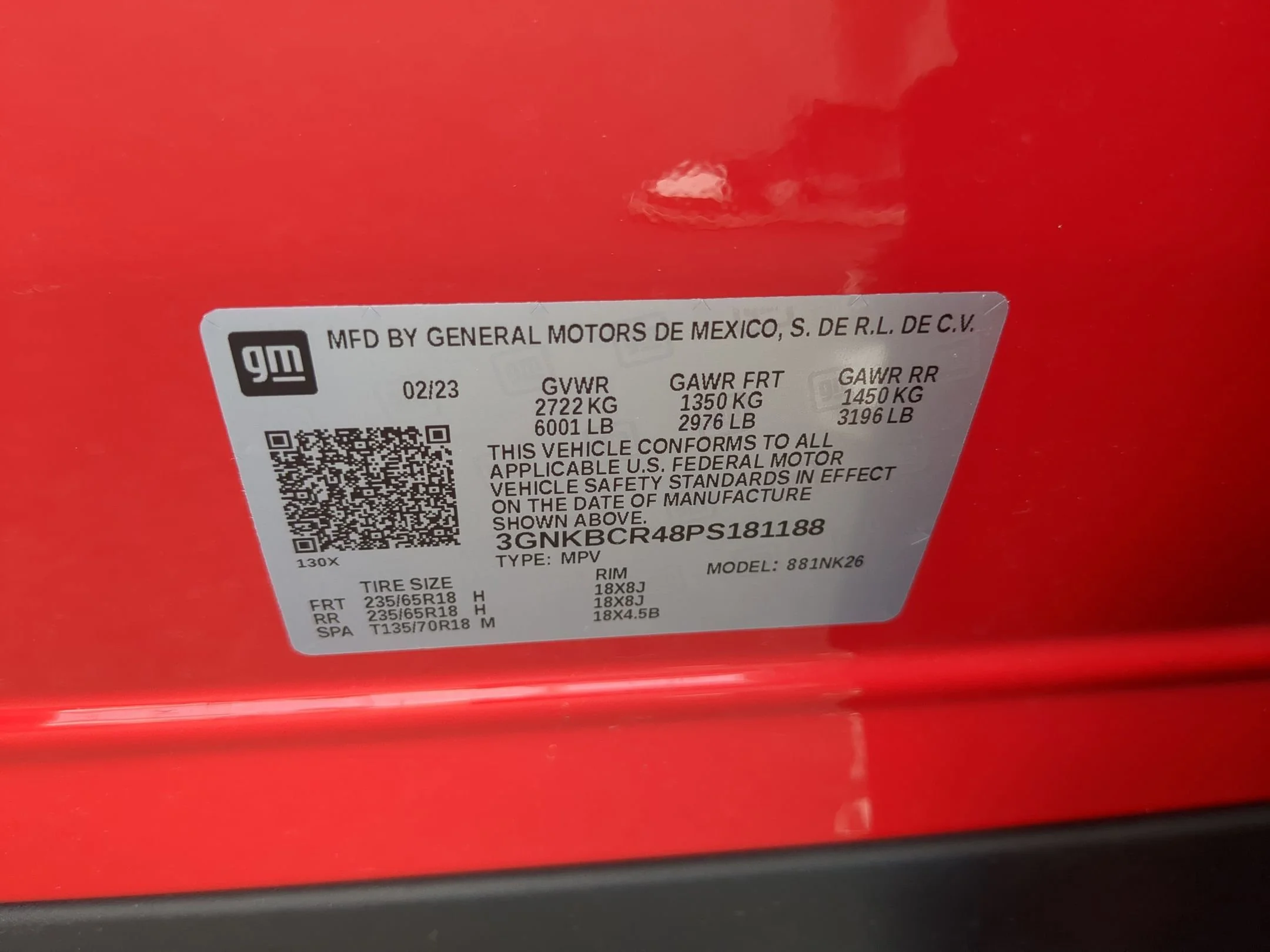 Used 2023 Red Hot Chevrolet LT image 32