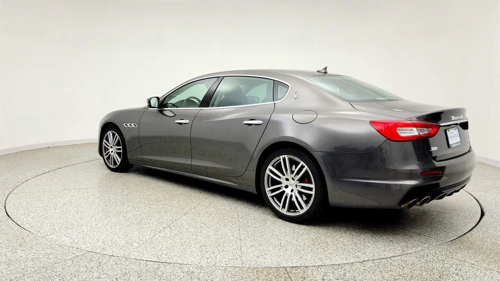Used 2017 Grigio Maratea Metallescent Maserati S Q4 GranSport 3.0L Driver Assistance Pack+ & Cooled Front Seats image 7