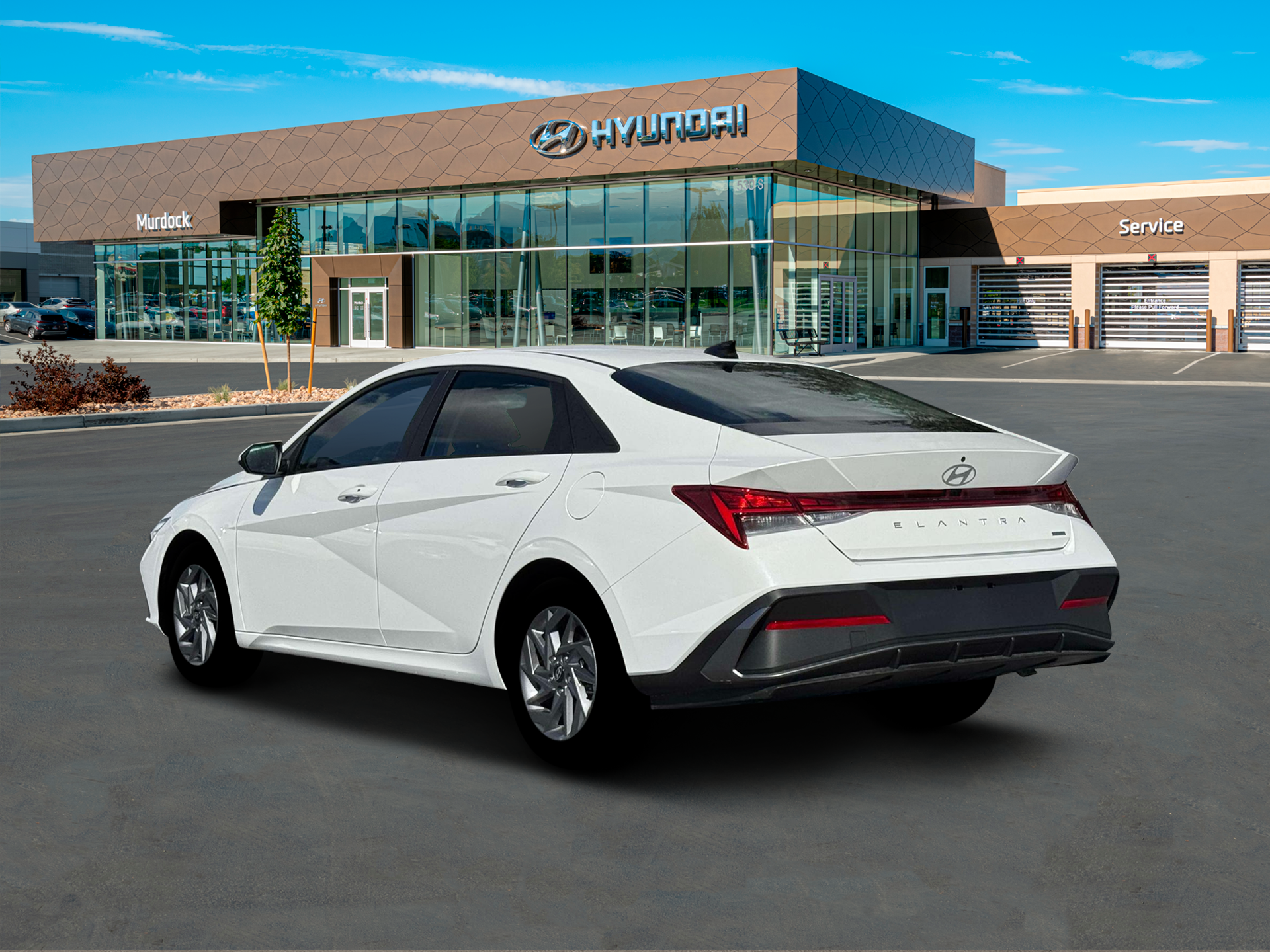 New 2026 Serenity White Hyundai Blue image 5