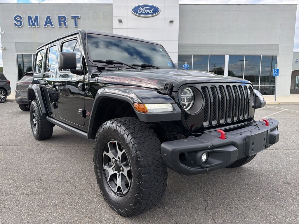 Used 2020 Black Clearcoat Jeep Unlimited Rubicon image 1