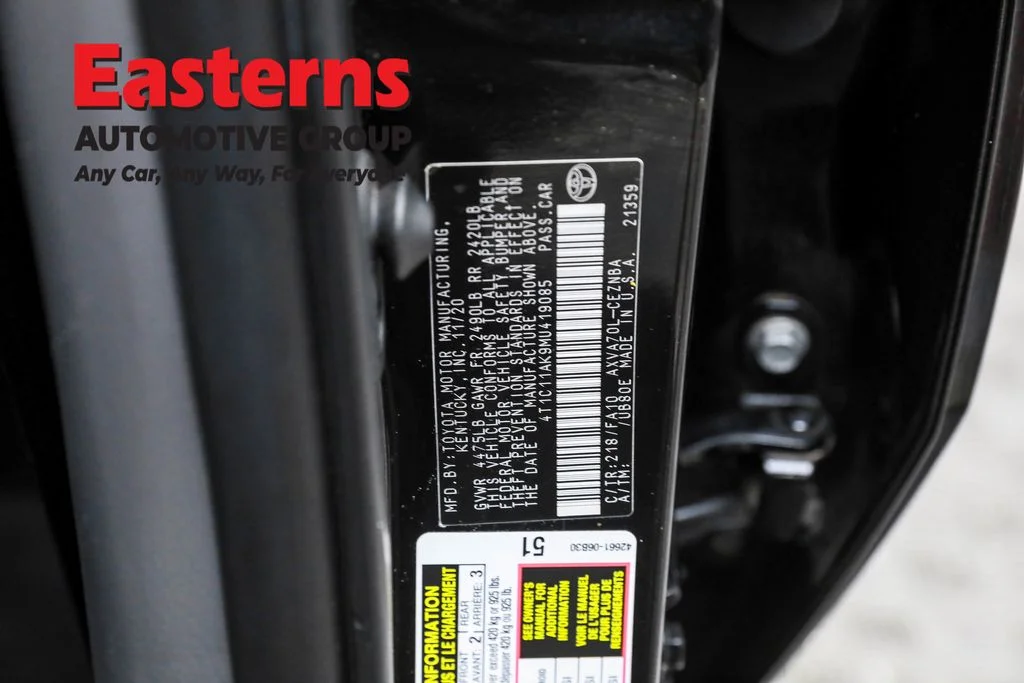 Used 2021 Black Toyota LE image 32
