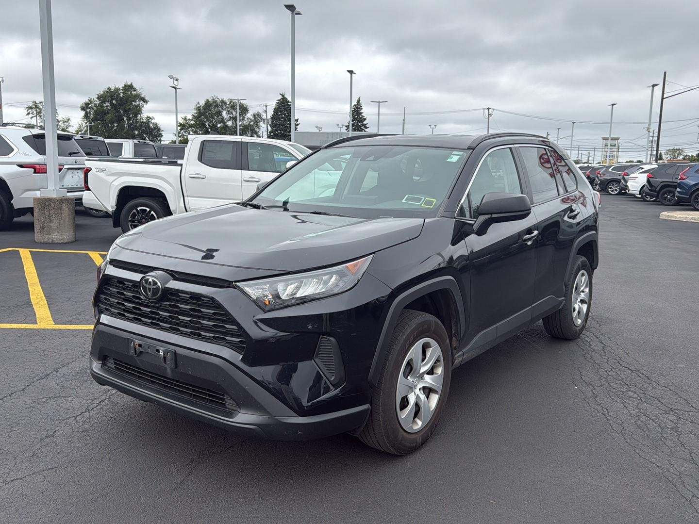 Used 2020 Midnight Black Metallic Toyota LE image 7
