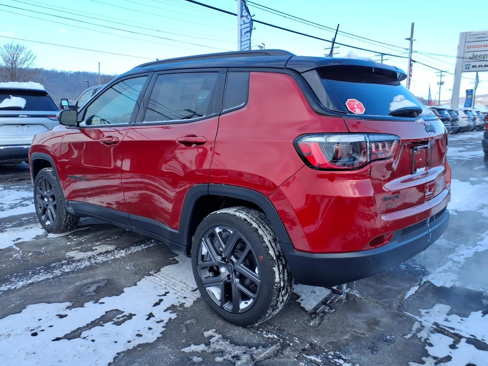 New 2026 Red Hot Pearlcoat Jeep Limited image 3