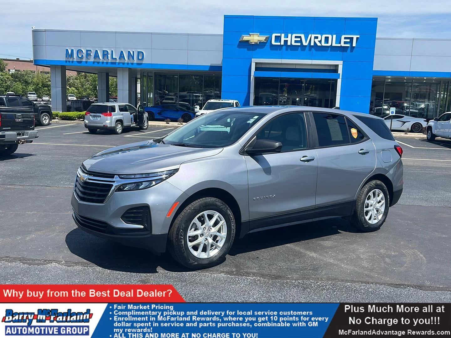Used 2024 Sterling Gray Metallic Chevrolet LS image 1