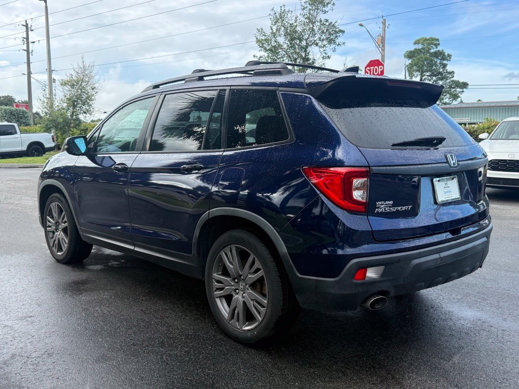 Used 2019 Blue Honda EX-L image 3