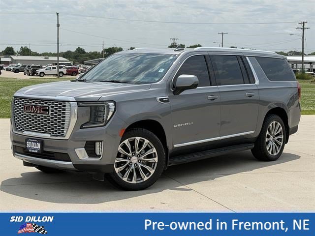 Used 2021 Satin Steel Metallic GMC Denali image 1