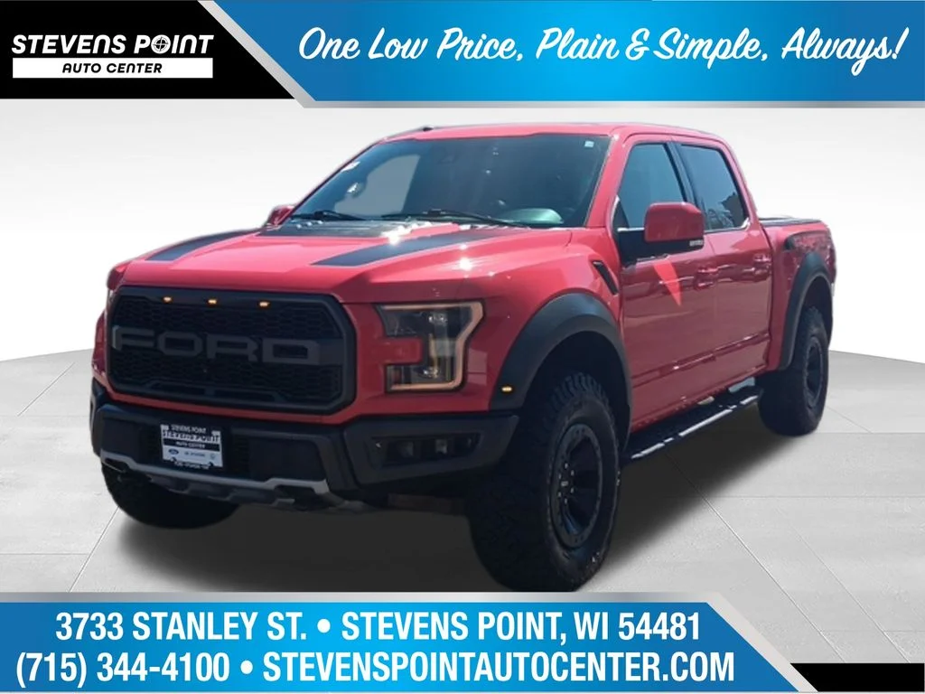 Used 2018 Race Red Ford Raptor image 1