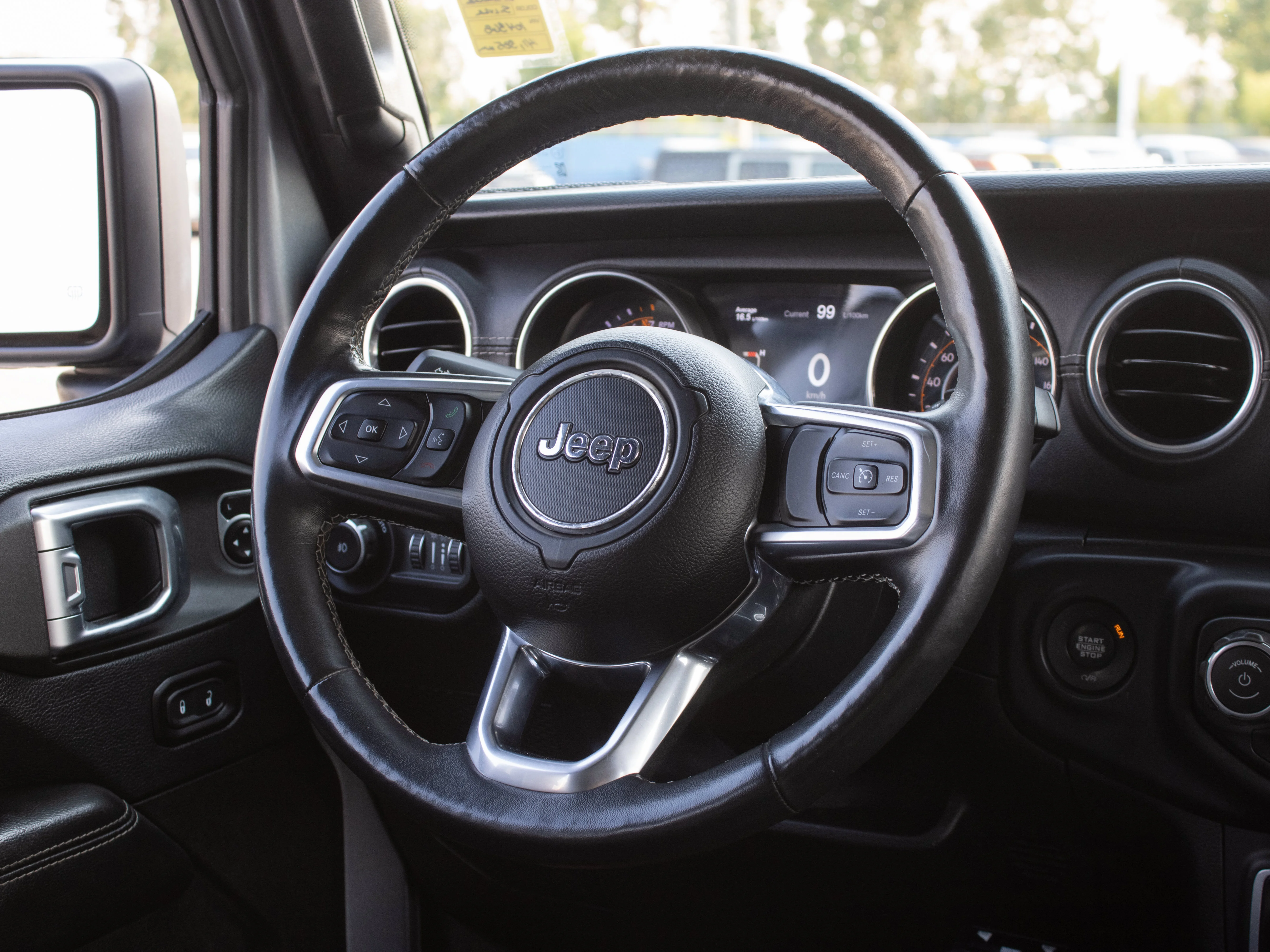 Used 2018 Grey Jeep Sahara* | Leather Seats | Heated Seats & Steering Wheel | 8.4 Navigation | Alpine Premium Audio | image 5