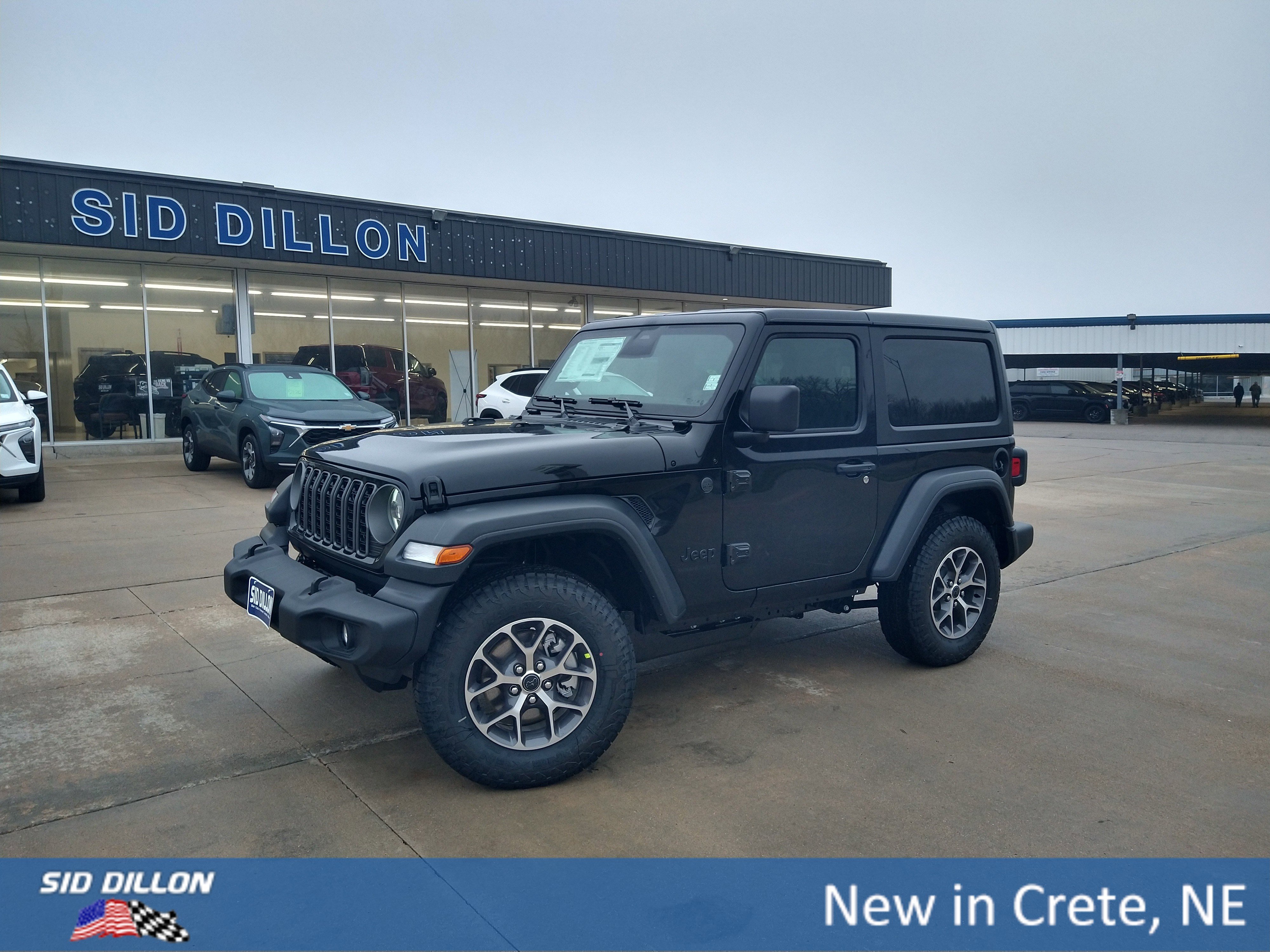 New 2026 Black Clearcoat Jeep Sport S image 1