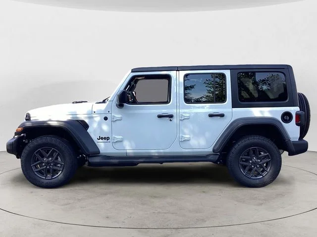 New 2026 Bright White Clearcoat Jeep 4-DOOR SPORT S image 2