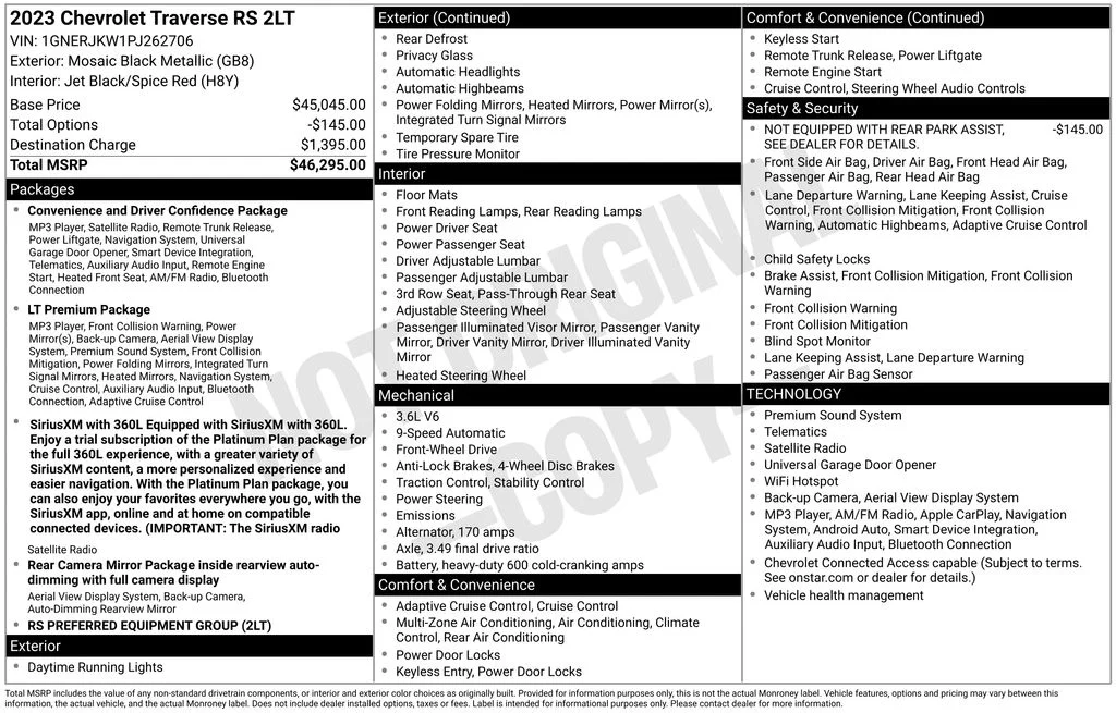 Certified Used 2023 Black Chevrolet RS image 5