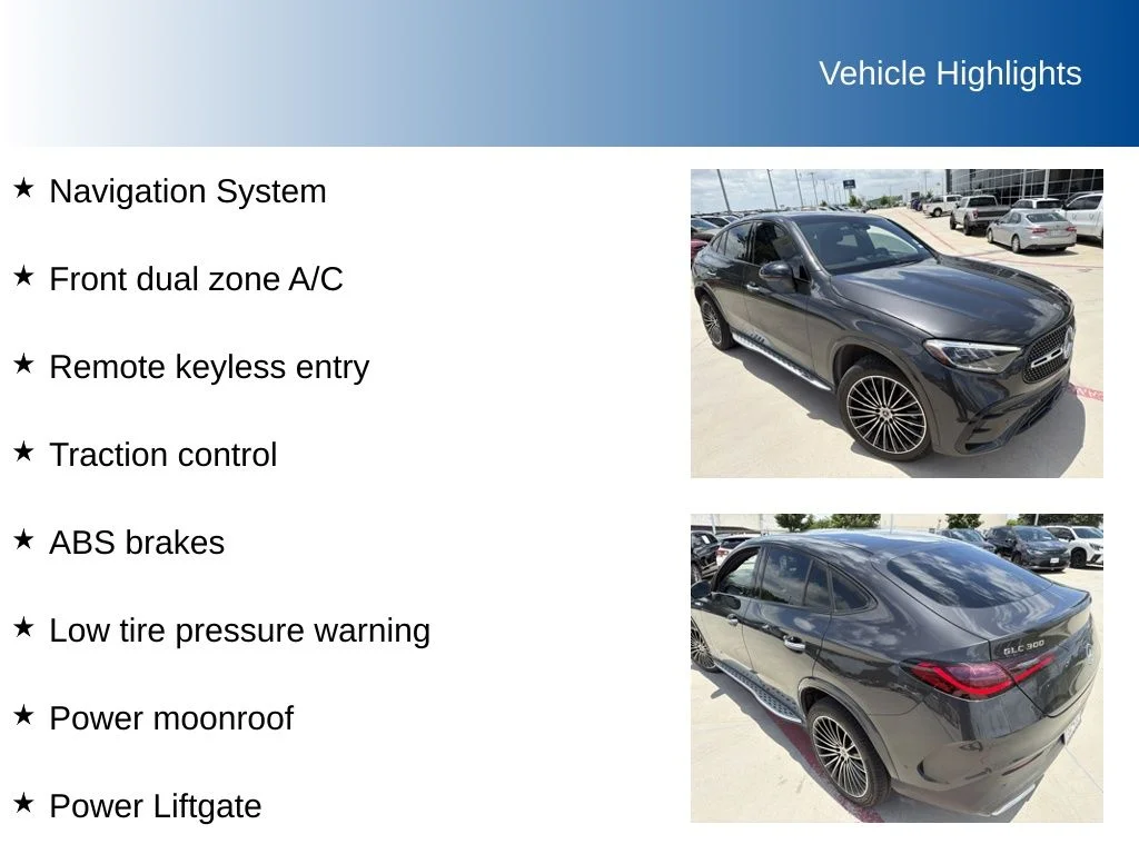 Used 2024 Gray Mercedes-Benz GLC 300 Coupe image 5