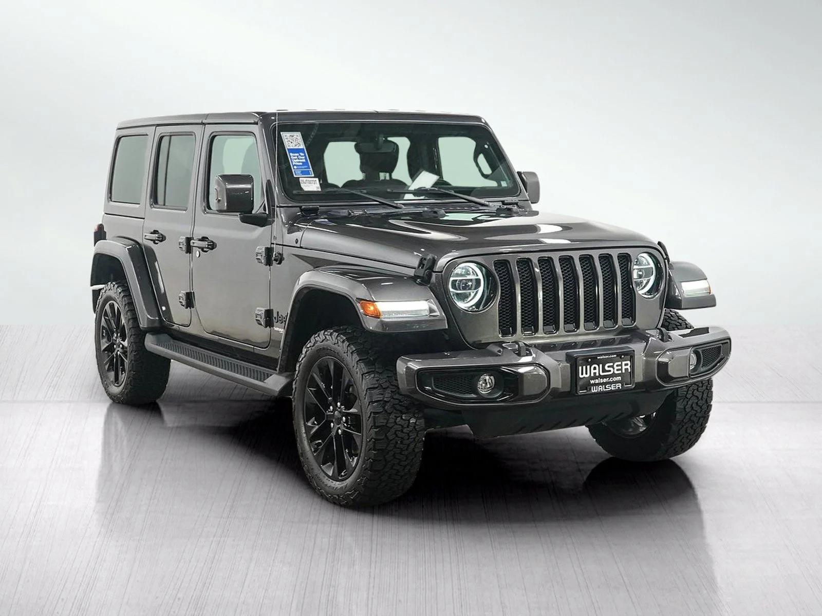 Used 2021 Gray Jeep Unlimited Sahara High Altitude 4x4 image 9