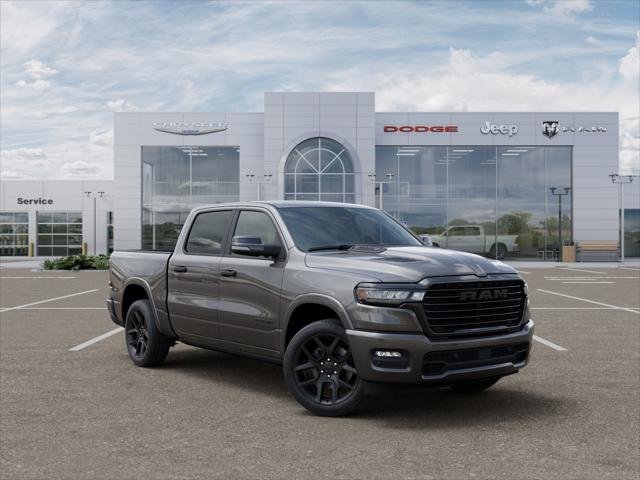 New 2026 Granite Crystal Metallic Clear-Coat Exterior Paint RAM Laramie Crew Cab 4x4 5