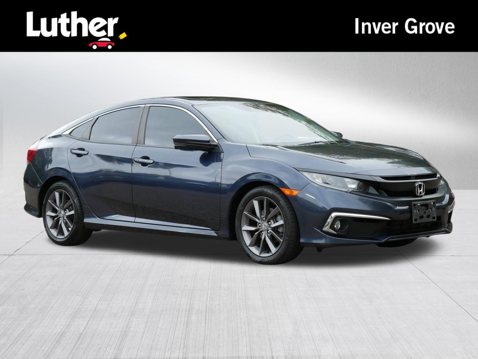 Used 2021 Cosmic Blue Metallic Honda EX image 1