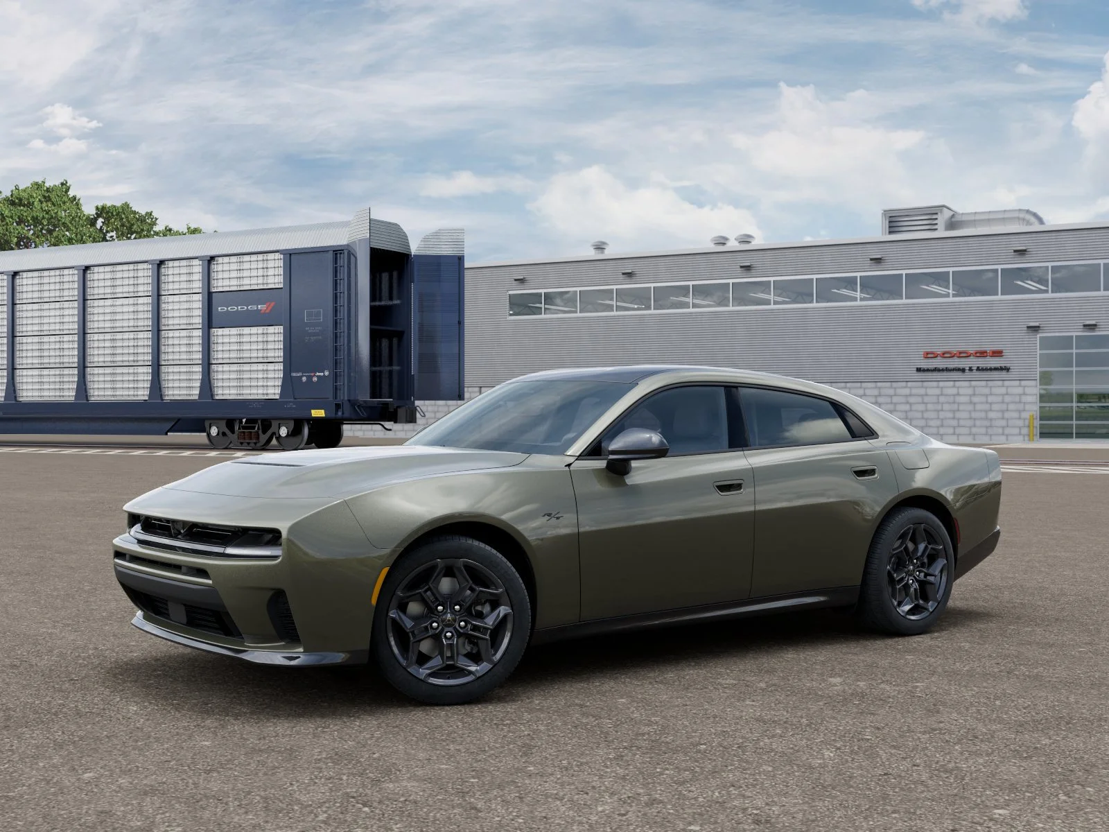 New 2026 Green Machine Exterior Paint Dodge R/T image 2