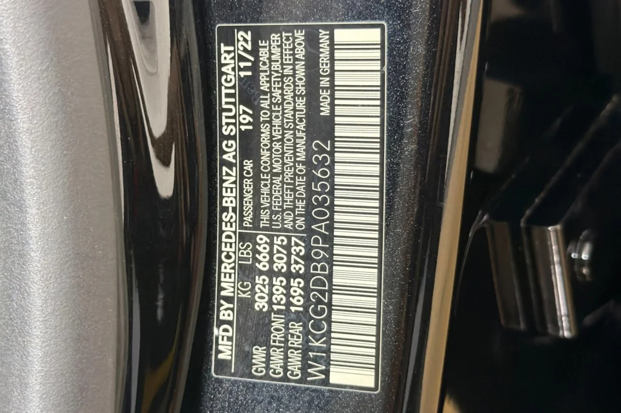 Certified Used 2023 Obsidian Black Metallic Mercedes-Benz EQS 450+ image 26