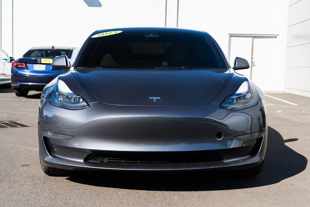 Used 2023 Gray Tesla Performance image 2