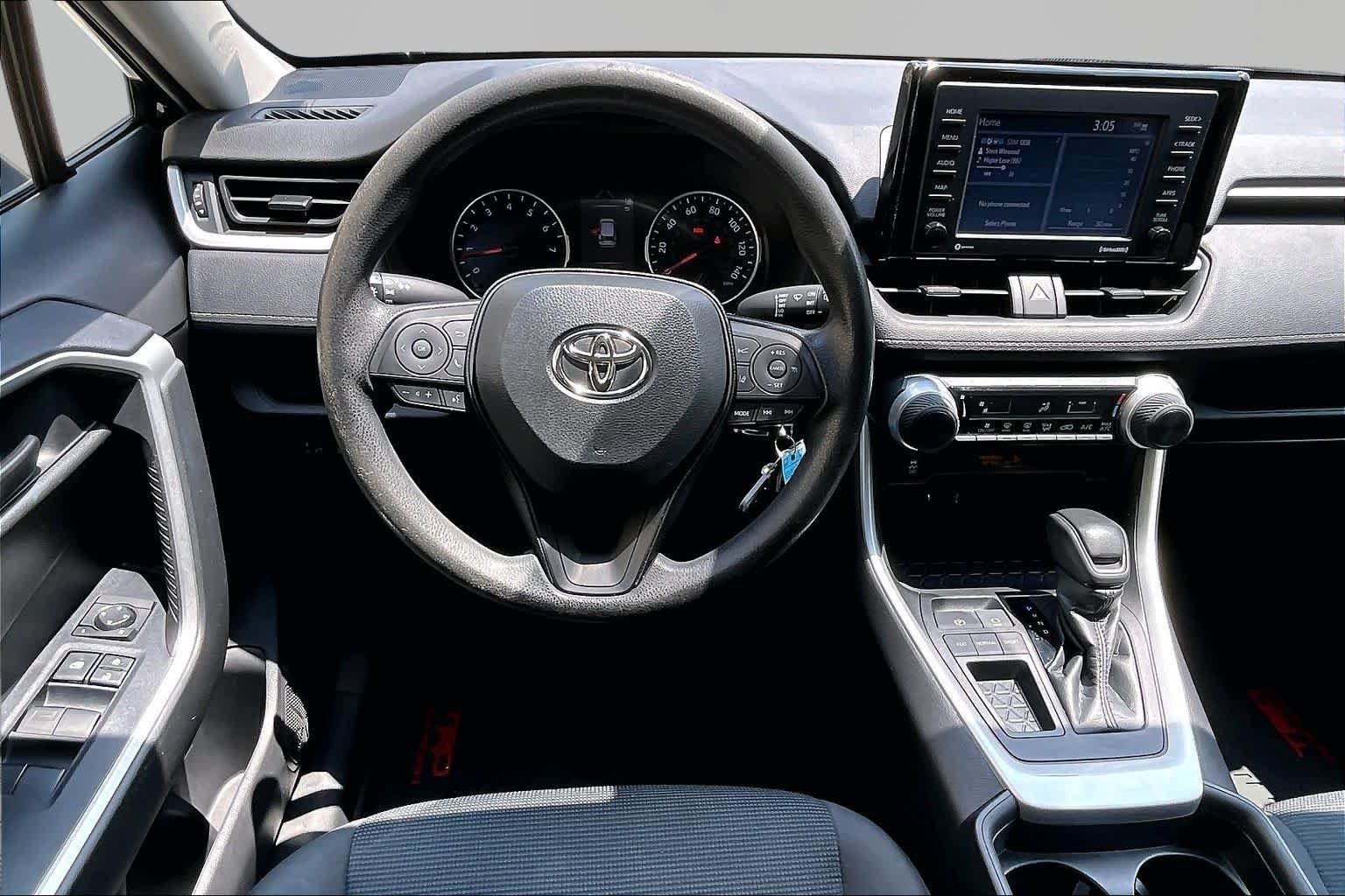 Used 2021 Midnight Black Metallic Toyota LE image 6