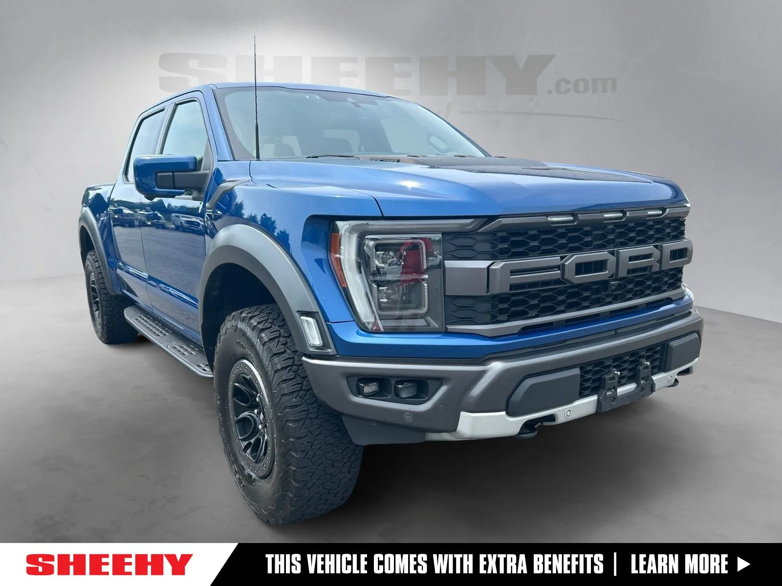 Used 2022 Atlas Blue Metallic Ford Raptor image 1