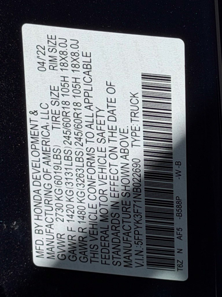 Certified Used 2022 Blue Honda RTL-E image 34