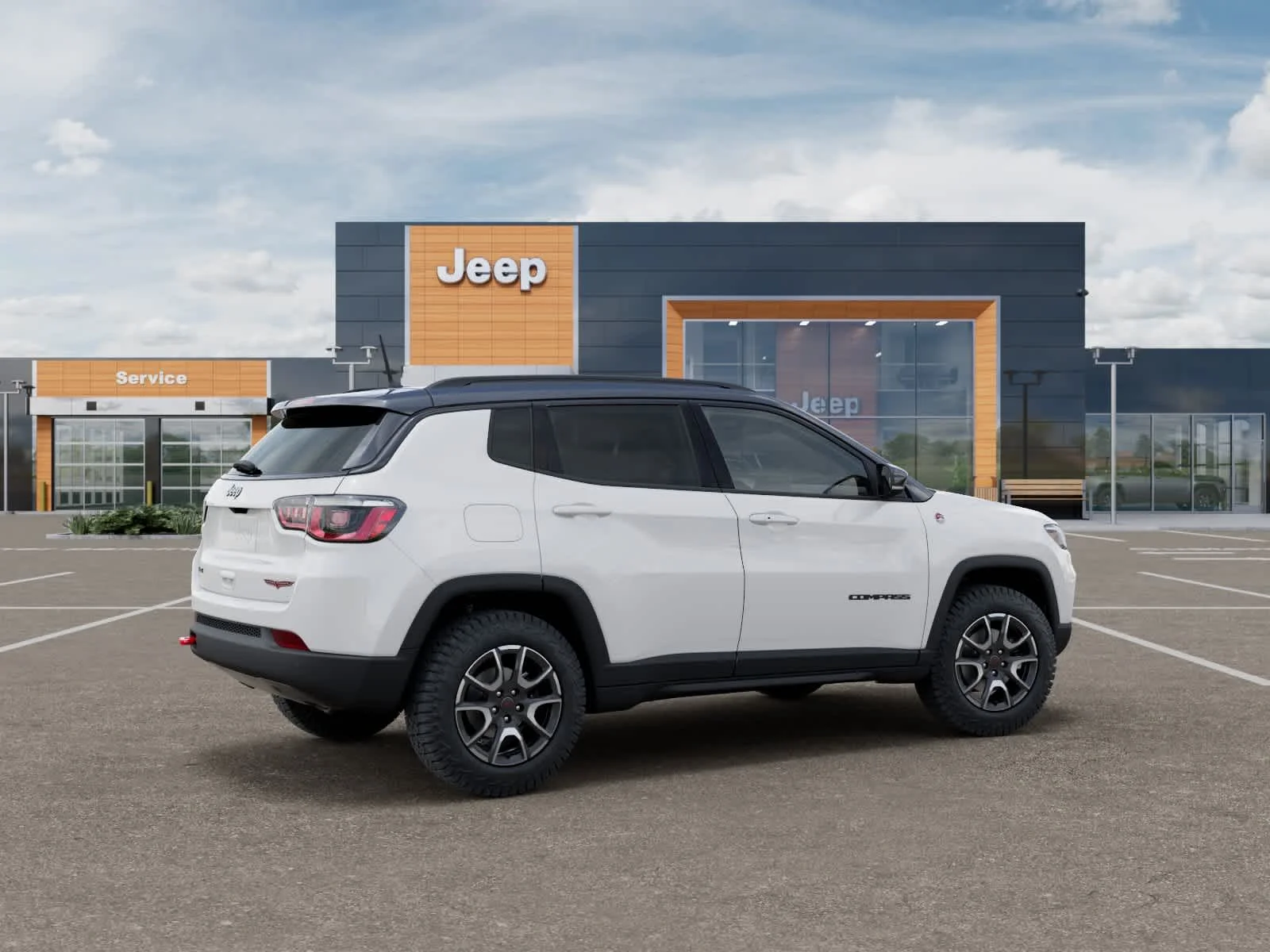 New 2026 Bright White Clearcoat Jeep Trailhawk image 4