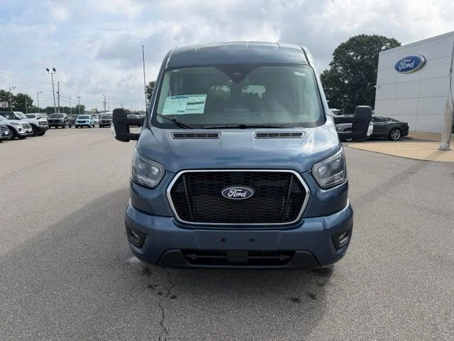 New 2026 Blue Metallic Ford Passenger Van XLT image 5