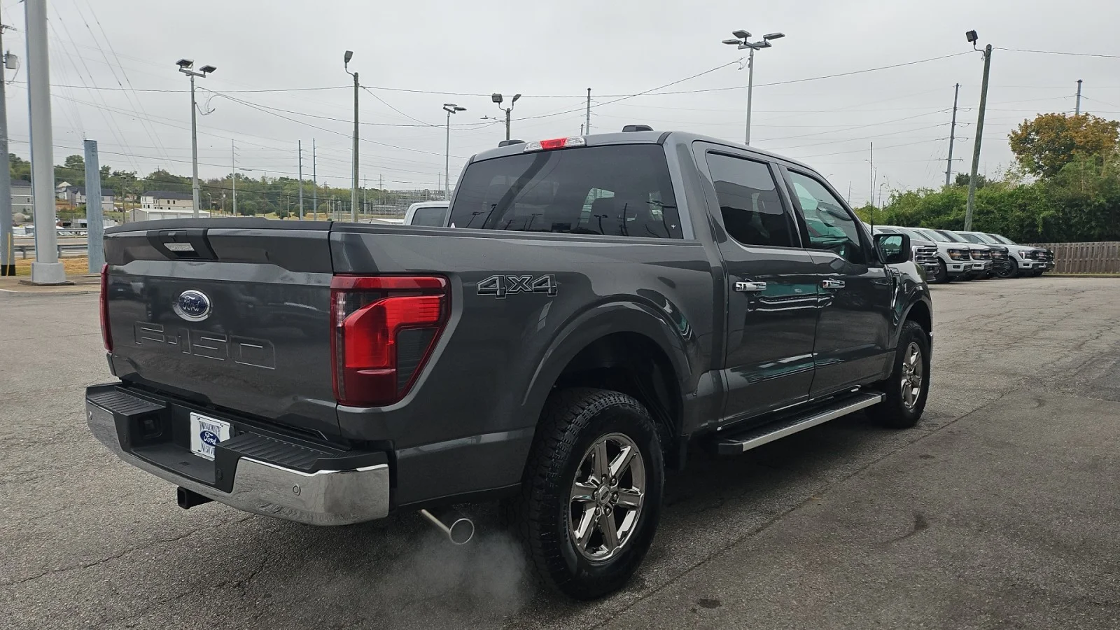 Used 2025 Light Blue Clearcoat Metallic Ford XLT 4WD image 5