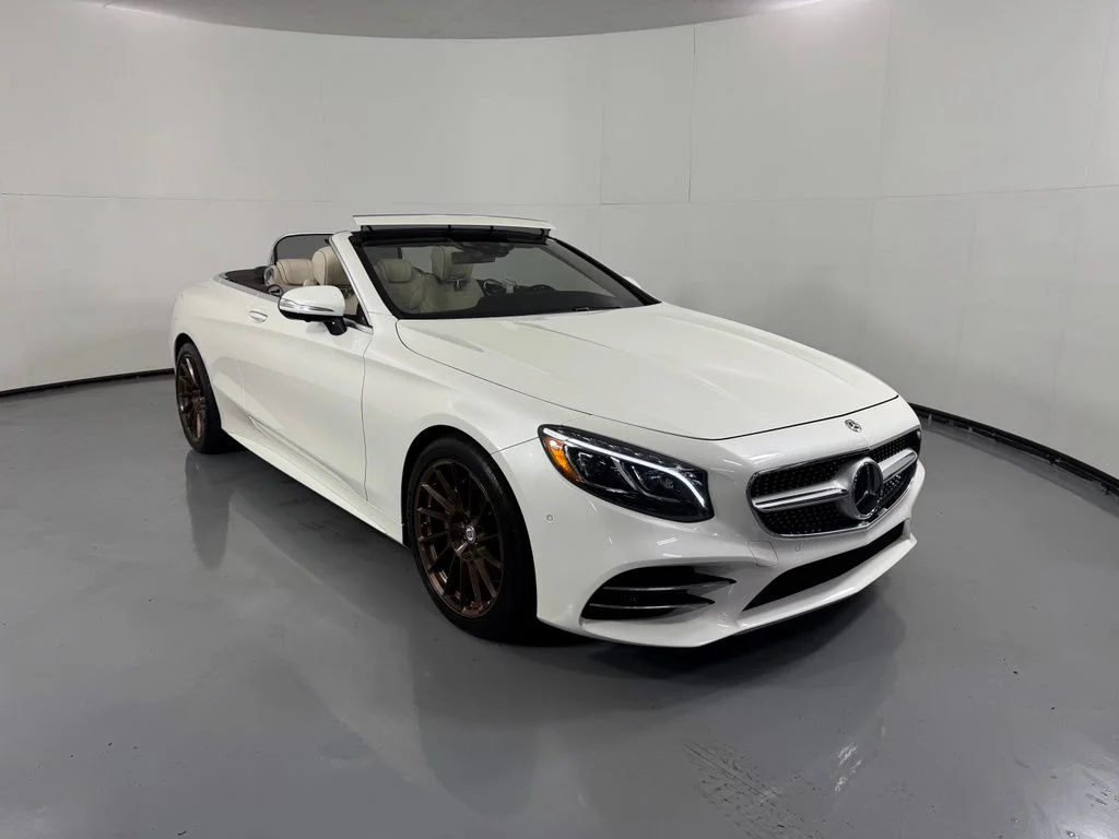 Used 2019 designo Diamond White Metallic Mercedes-Benz S 560 image 10