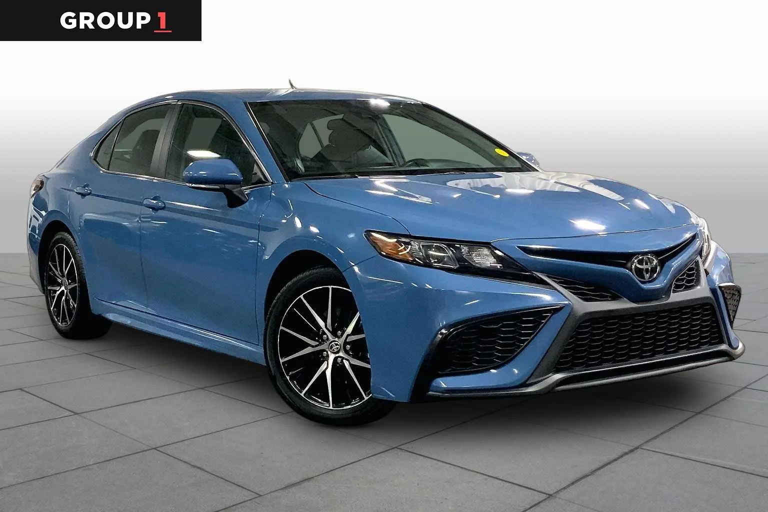 Certified Used 2024 Cavalry Blue Toyota SE image 3