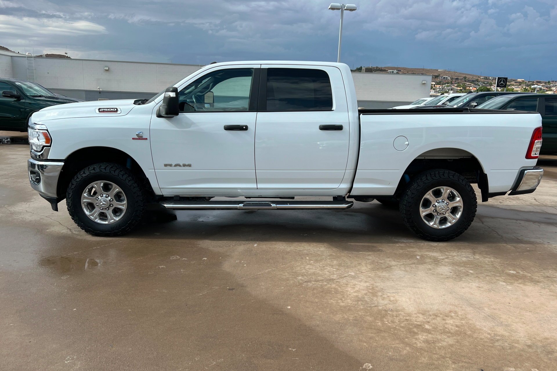 Used 2024 Bright White Clearcoat Ram Big Horn image 2
