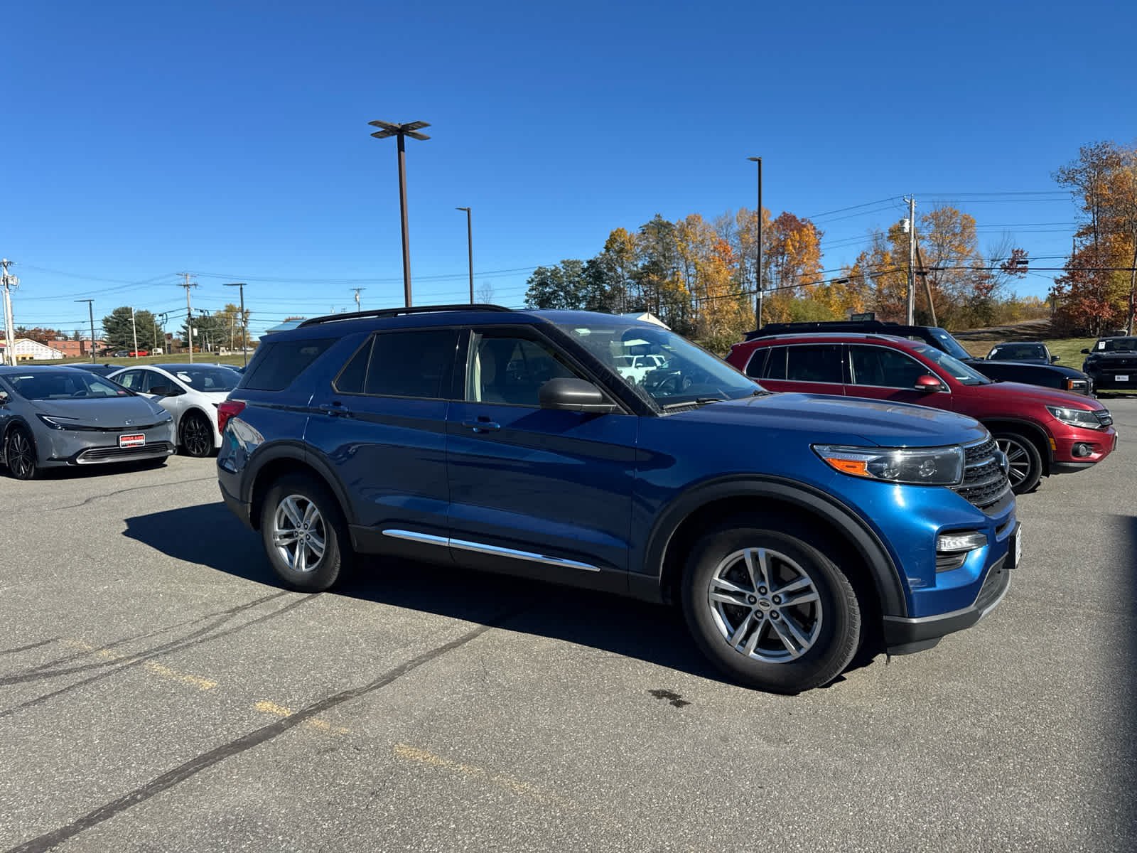 Used 2020 Atlas Blue Metallic Ford XLT image 4
