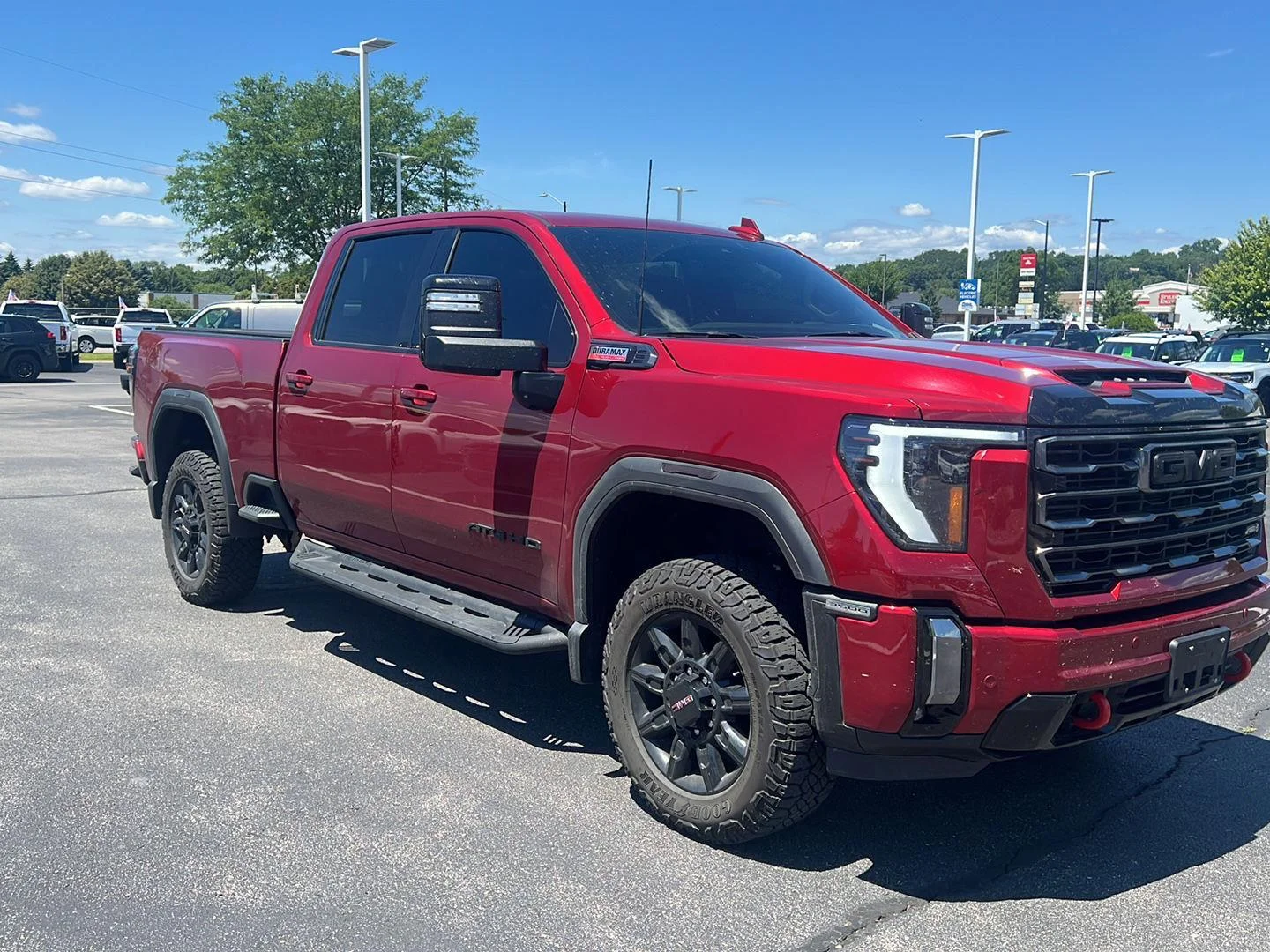 Used 2024 Volcanic Red Tintcoat GMC AT4 image 2