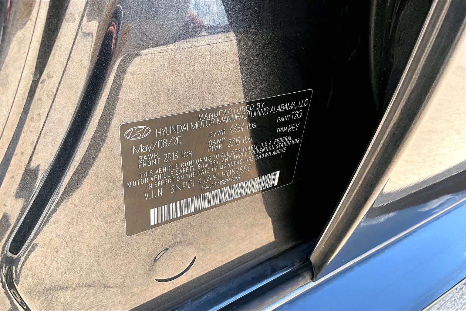 Used 2020 Portofino Gray Hyundai SEL image 32