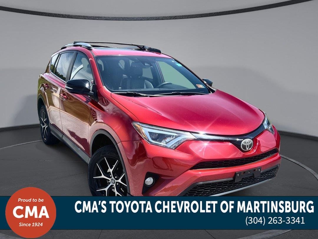 Used 2017 Barcelona Red Metallic Toyota SE image 1