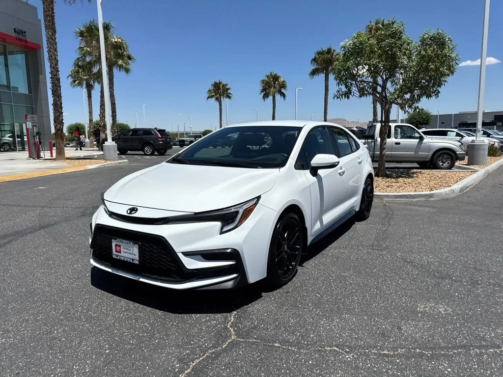 Certified Used 2025 White Toyota SE image 2