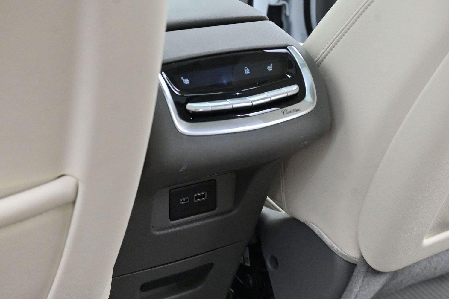 Used 2024 Crystal White Tricoat Cadillac Premium Luxury image 32