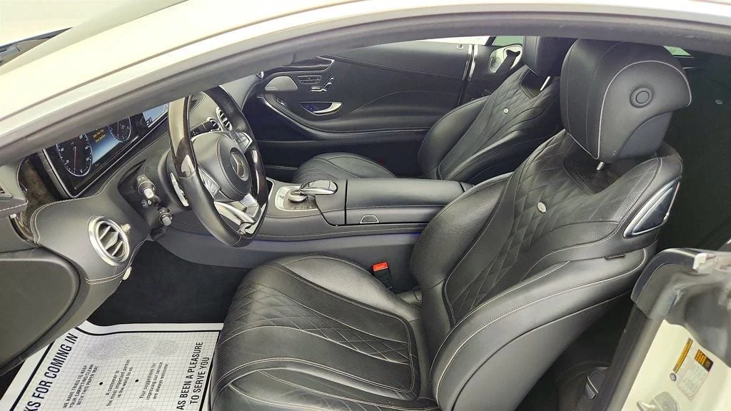Used 2016 designo Diamond White Metallic Mercedes-Benz 2dr Coupe S 550 4MATIC® w/ Sport Pkg & Premium 1 Pkg image 19