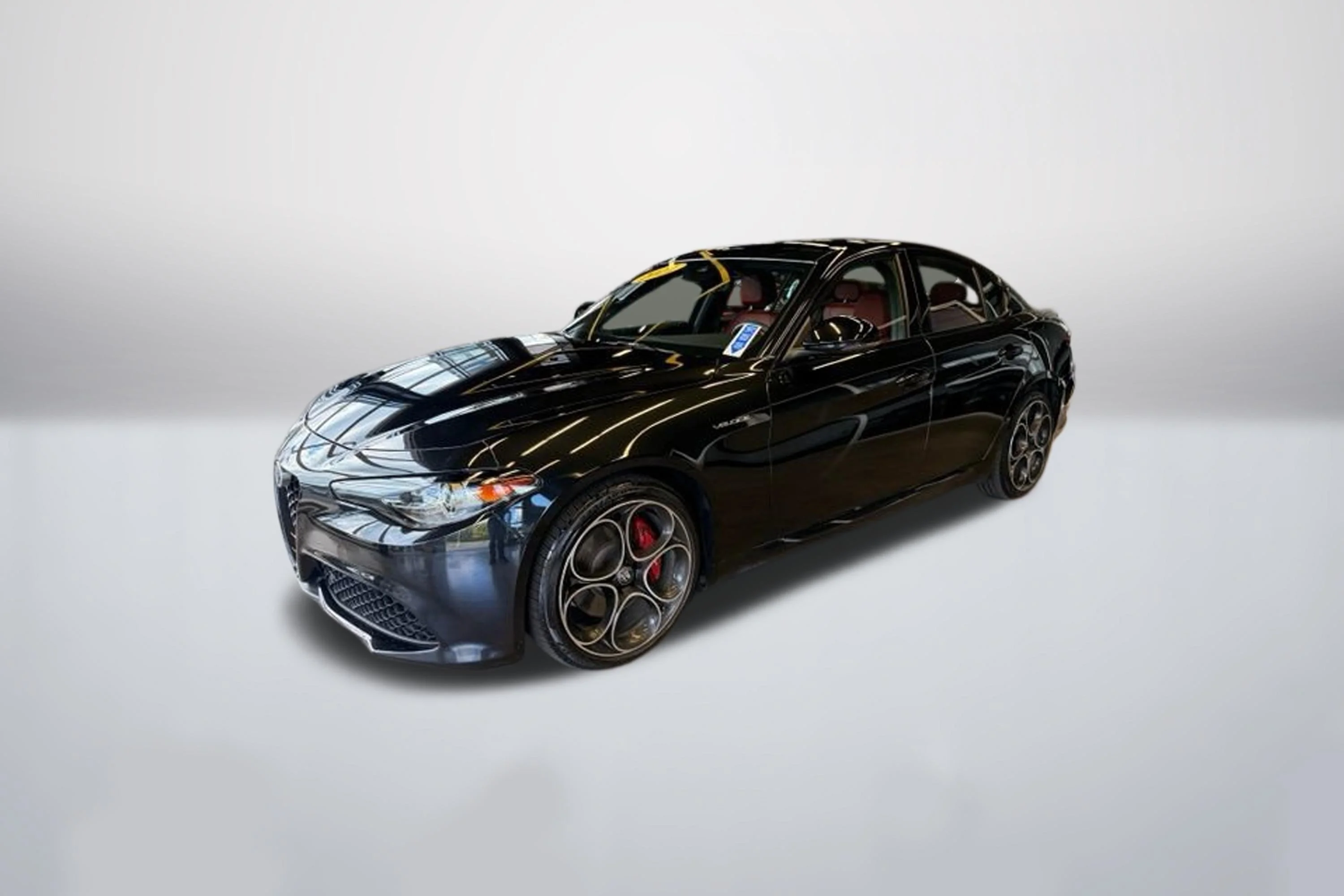 Used 2022 Vulcano Black Metallic Alfa Romeo Veloce image 1