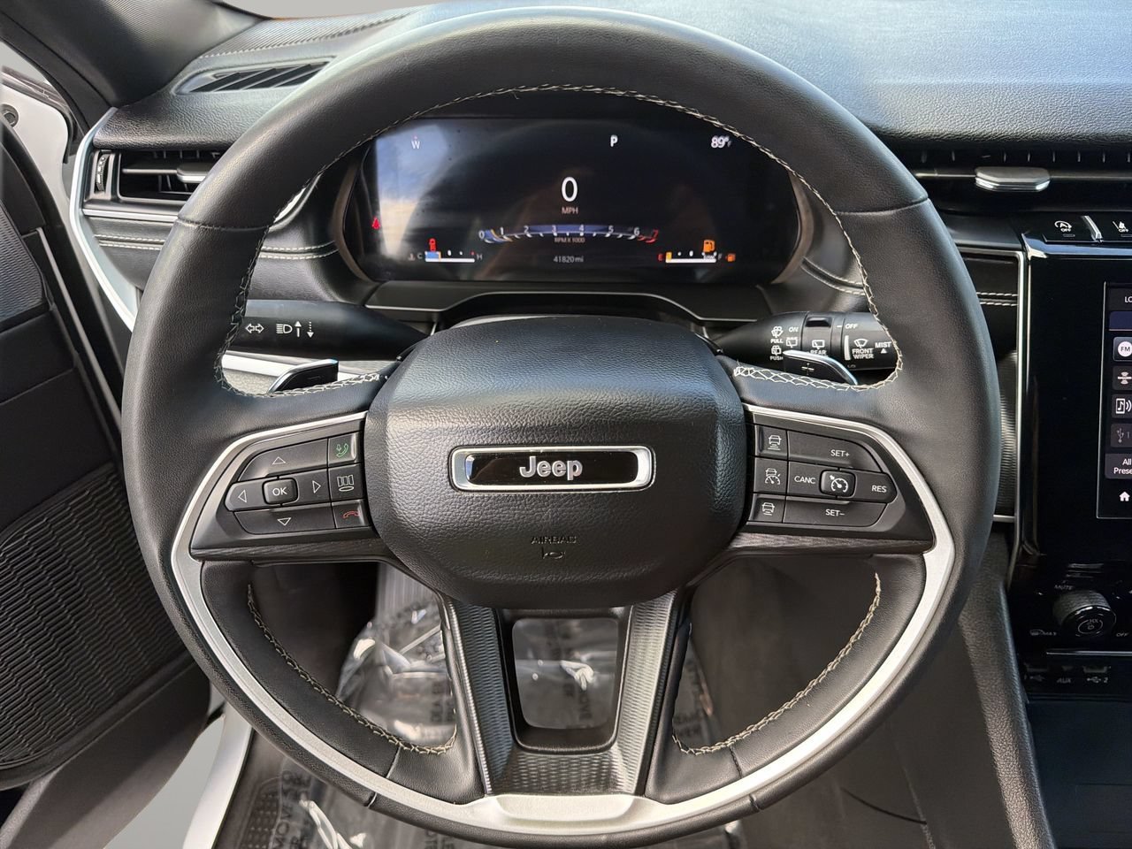 Used 2025 Bright White Clearcoat Jeep Altitude image 28