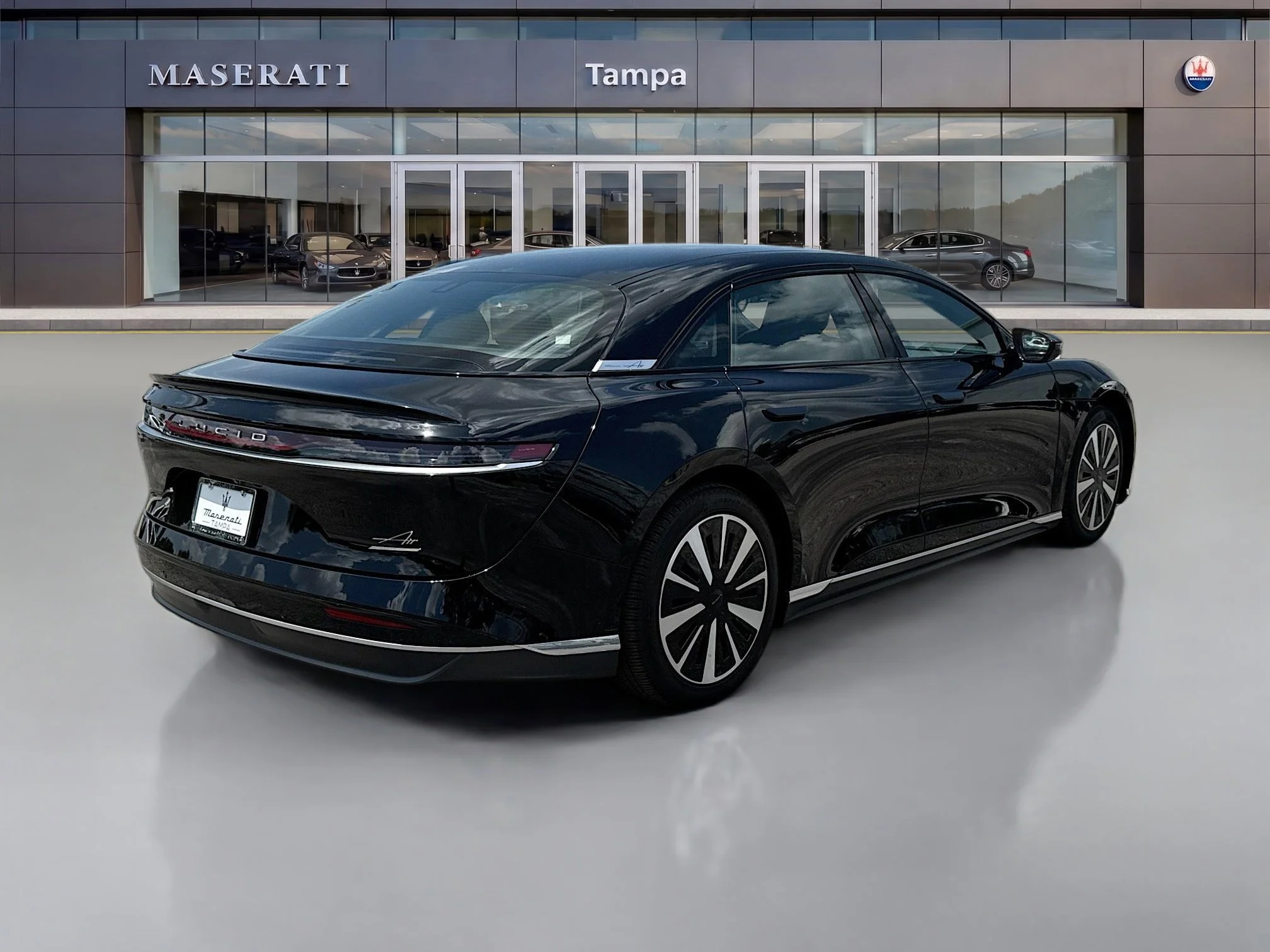 Used 2024 Infinite Black Metallic Lucid Touring image 3