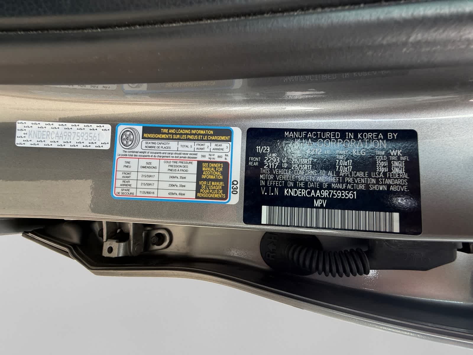 Used 2024 Steel Gray Kia EX image 25