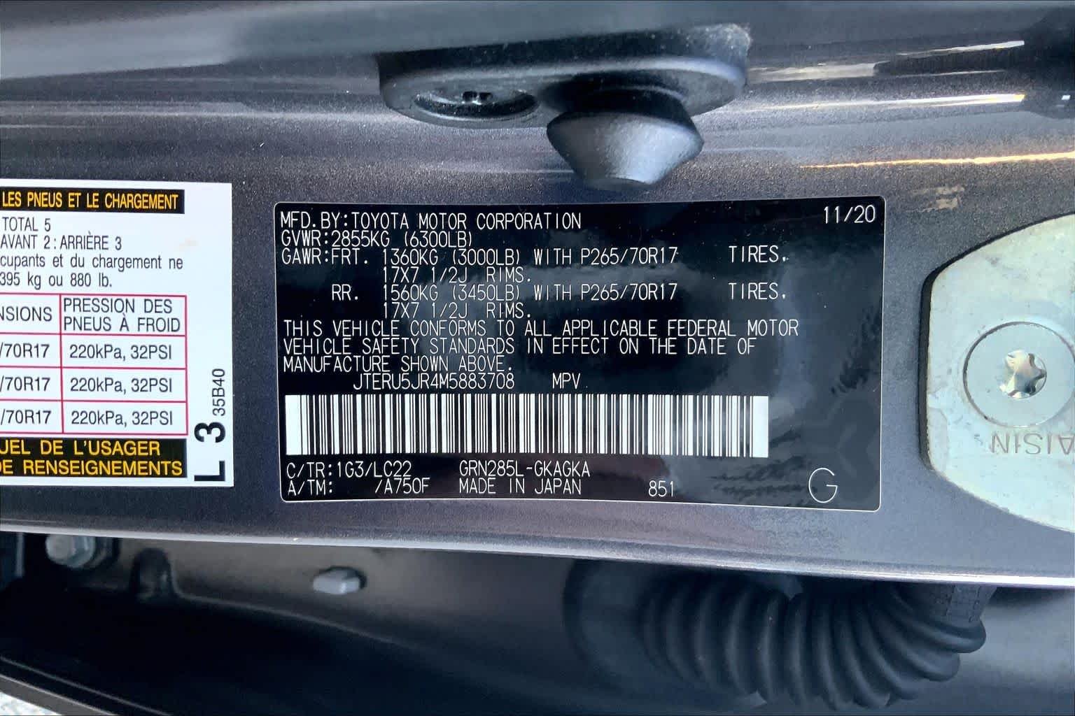 Used 2021 Magnetic Gray Metallic Toyota TRD Off Road Premium image 33