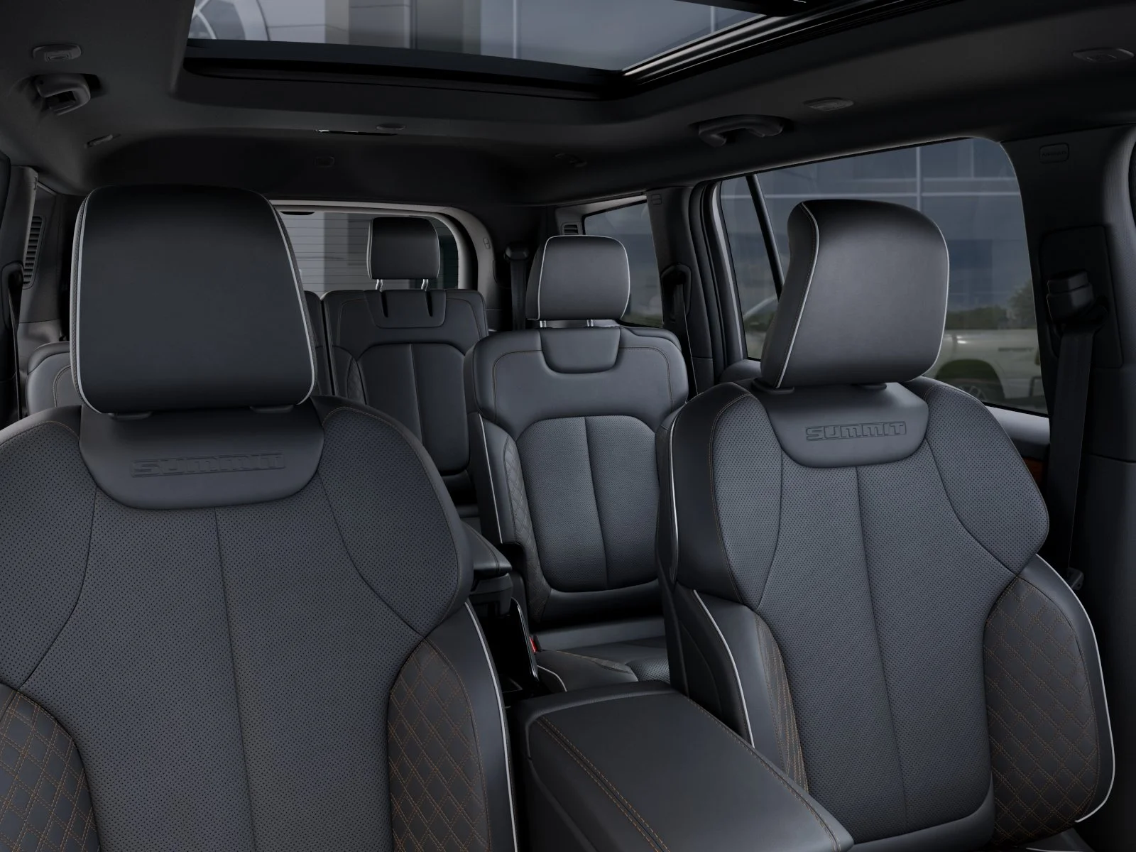 New 2026 Bright White Clear-Coat Exterior Paint Jeep Summit image 52