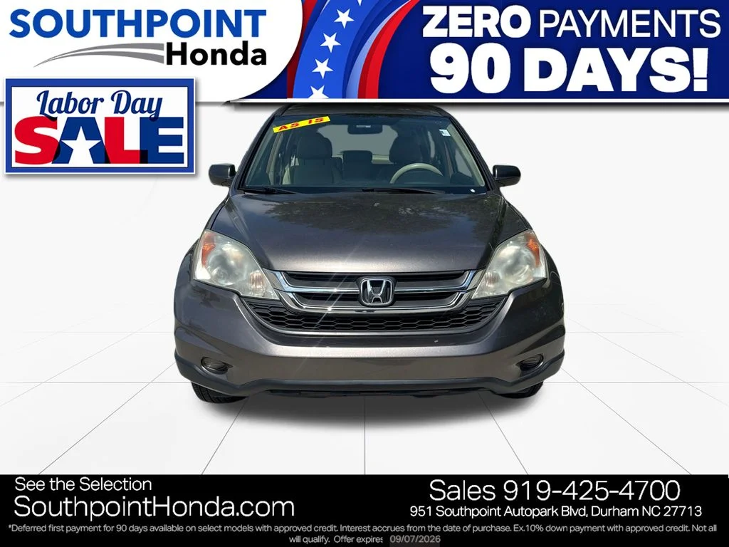 Used 2010 Honda CR-V LX with VIN 5J6RE3H39AL011890 for sale in Durham, NC