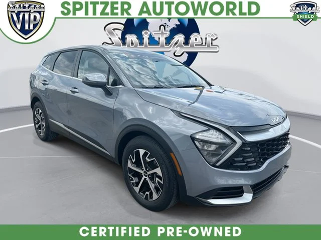 Certified Used 2023 Silver Kia EX image 1