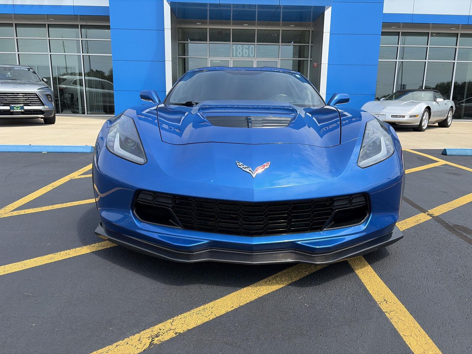 Used 2015 LAGUNA BLUE TINTCOAT Chevrolet Z06 3LZ image 10