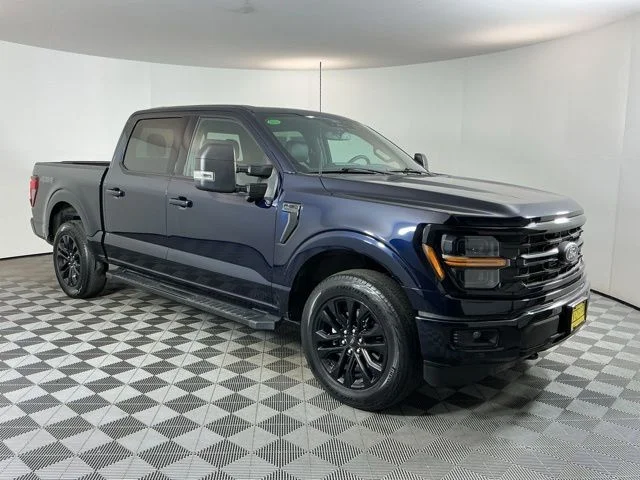 Certified Used 2024 Antimatter Blue Metallic Ford XLT image 3