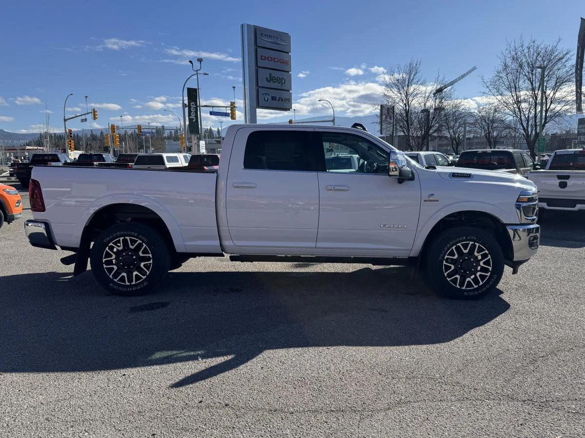 New 2026 White RAM Limited Longhorn 4x4 Crew Cab 6