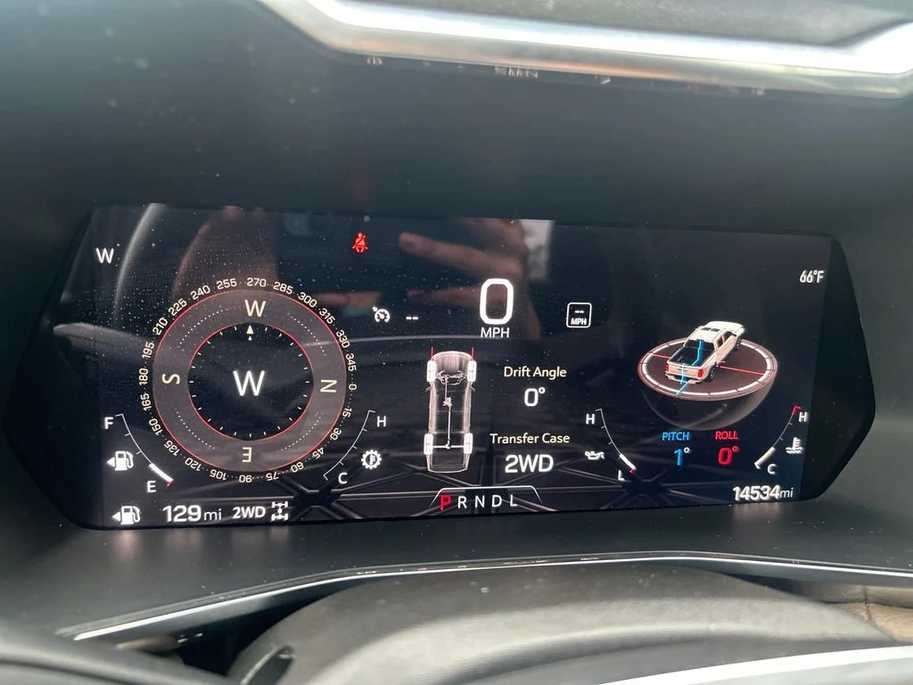 Used 2025 Volcanic Red Tintcoat GMC Denali image 25